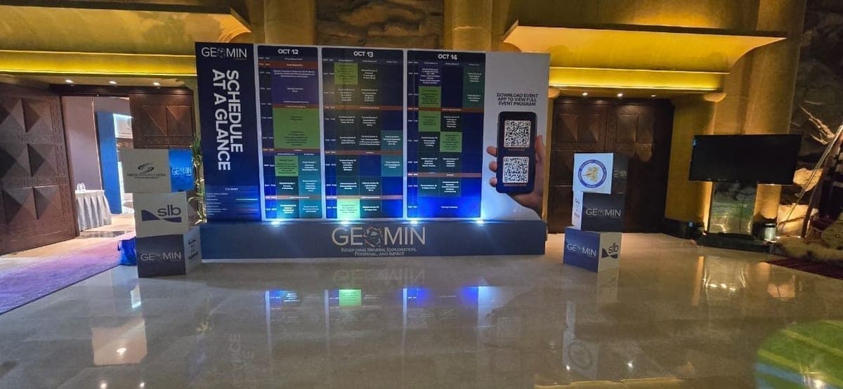 GEOMIN Symposium event branding
